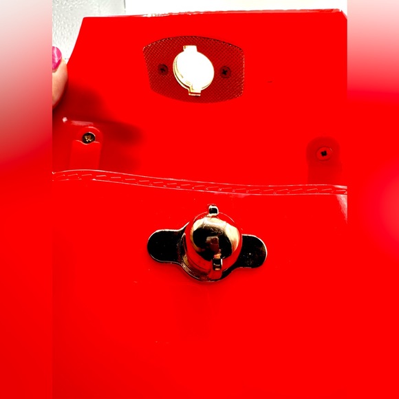Adorable Mini Red Jelly Handbag, Good Preowned Condition - Picture 3 of 7